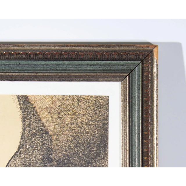 Abstract Abstract Still Life Ink Drawing by Nicholas Takis For Sale - Image 3 of 8