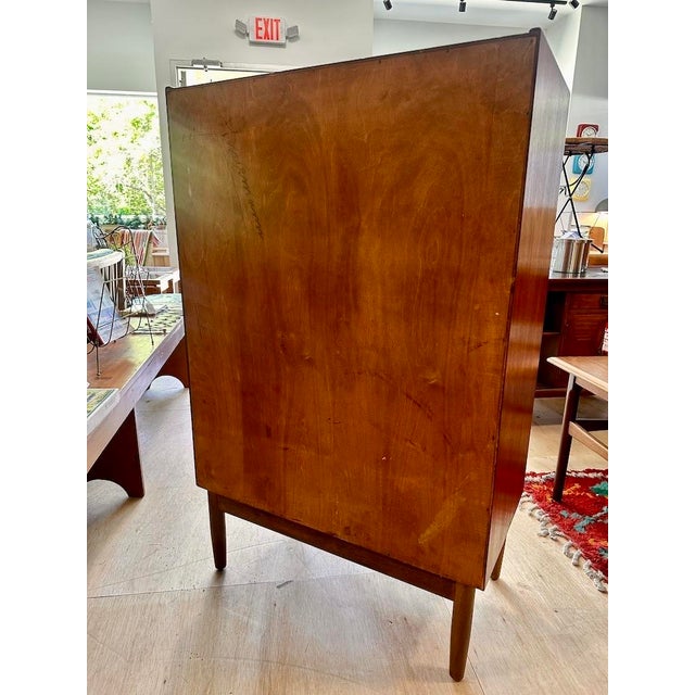 1950s Mid Century Danish Teak Highboy Dresser by Poul Volther For Sale - Image 13 of 17