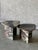 Patterned in brown, green, beige, gray to black and white. This nesting set needs few words! A beautiful eye-catcher for...