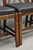 Vintage Hollywood Regency Faux Bamboo Lattice Dining Chair by Century - Set of 4 For Sale - Image 9 of 15