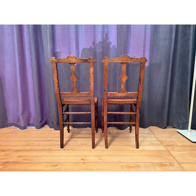 Art Nouveau Chairs, 1890s, Set of 2 For Sale - Image 6 of 18