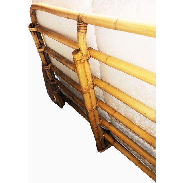 1930s 1930s Paul T. Frankl 4-Strand Square Pretzel Round-Back 3-Seat Sofa Restored For Sale - Image 5 of 7