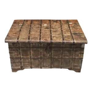 19th Century Vintage Indian Chest Coffee Table