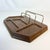 Mid-Century Modern 1970s Mid-Century Boho Chic Walnut & Brass Desk or Dresser Caddy Valet Tray. For Sale - Image 3 of 8