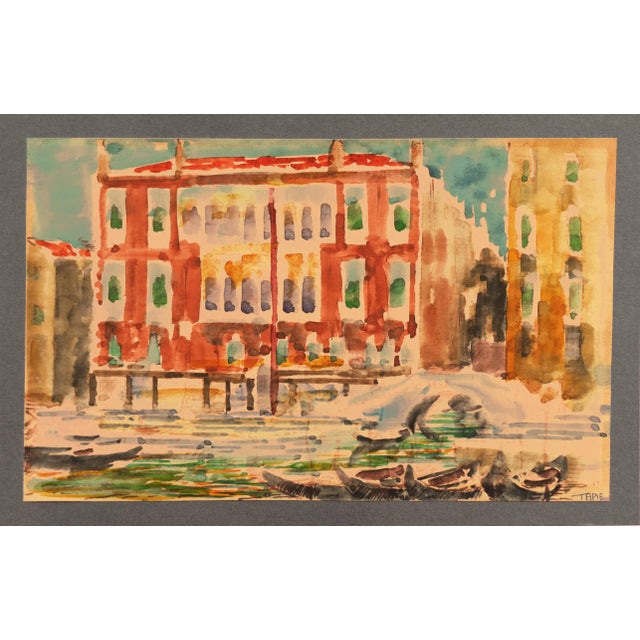 Signed lower right, 'Tapie' for Viva Flower Tapie (American, 1897-1993) and painted circa 1925. Viva Flower Tapie was born...