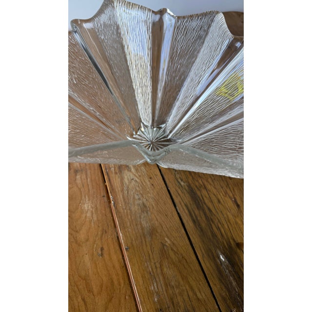 1970s Vintage Walther Glas Starburst Centerpiece Bowl For Sale - Image 5 of 7
