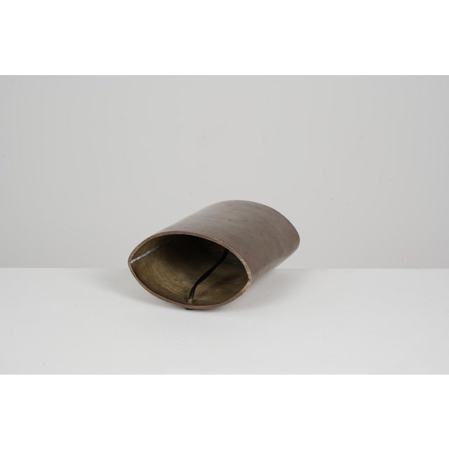 Metal Patinated Bronze Table Lamp, 1990 For Sale - Image 7 of 8