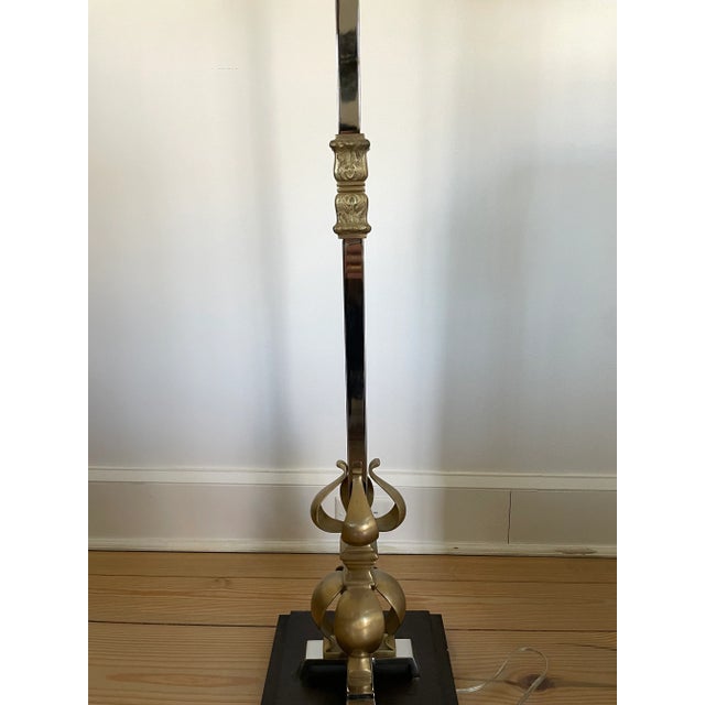 John-Richard Brass Floor Lamp For Sale In New York - Image 6 of 10
