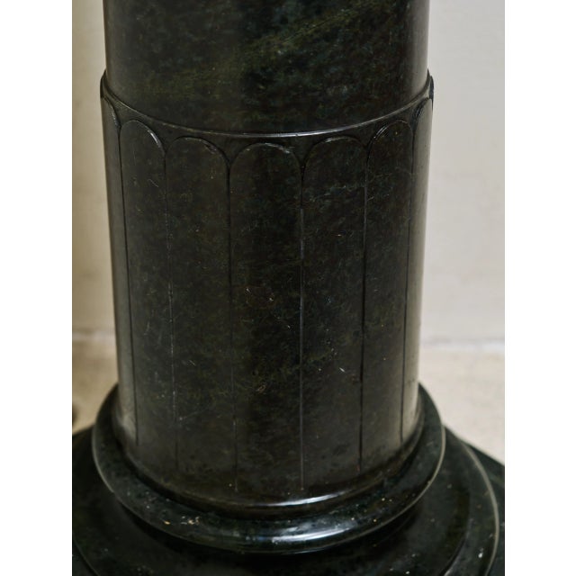 19th Century Marble Column in Green Marble For Sale - Image 6 of 7