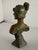 19th Century 5 3/4" Spelter Metal "Lydia" Female Bust, Circa 1890 For Sale - Image 5 of 6