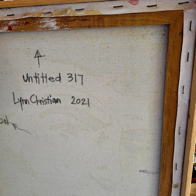 "Untitled 317" Contemporary Original Abstract Oil Painting by Lynn Christian For Sale In New York - Image 6 of 11