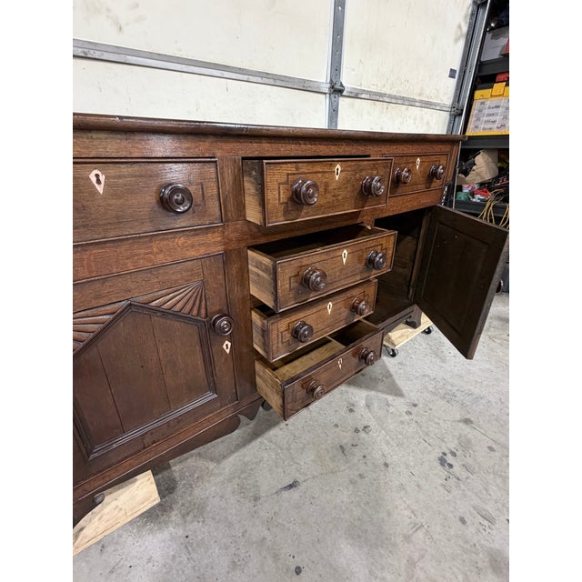 Brown Early 19th Century English Dresser Base For Sale - Image 8 of 17