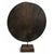 Rustic Large Vintage Rustic Indian Wood Wheel on Stand For Sale - Image 3 of 4