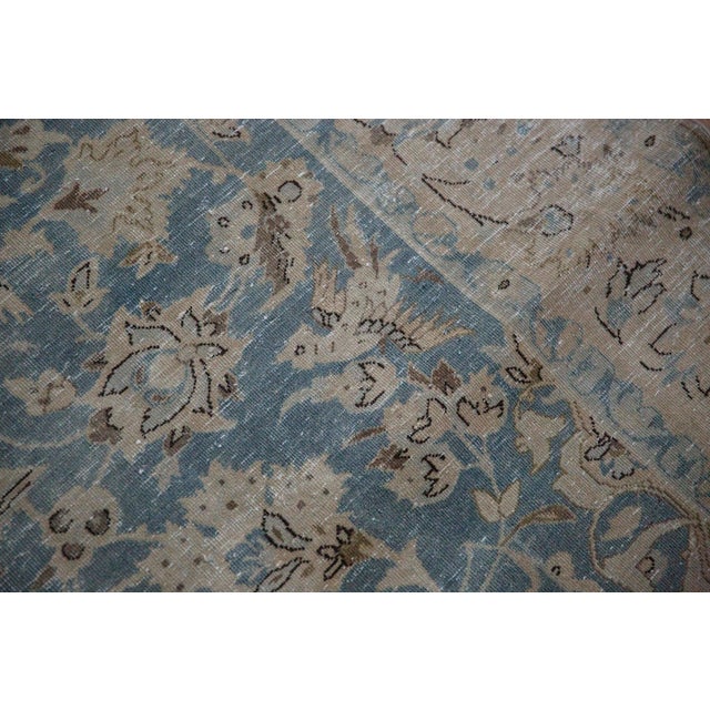 1960s Vintage Distressed Tabriz Carpet - 7'5" x 10'9" For Sale - Image 5 of 15