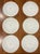 2020s Jars Cerámica France Tourron Aqua Elise Ceramic Dinner Plates, Set of 6 For Sale - Image 5 of 9