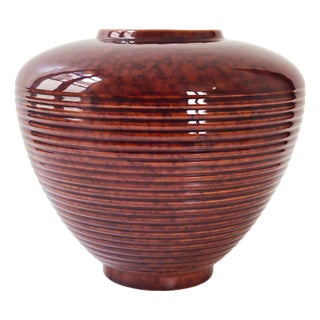 Vintage French Ceramic Vase from Saint-Clement, 1960s For Sale