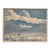 Vintage, Minimalistic Seascape Acrylic Painting on Canvas, Andrew Giranella (1947-), Framed For Sale