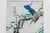 Mid 20th Century Original Framed Botanic and Avian Signed Chinese Watercolor For Sale - Image 4 of 10
