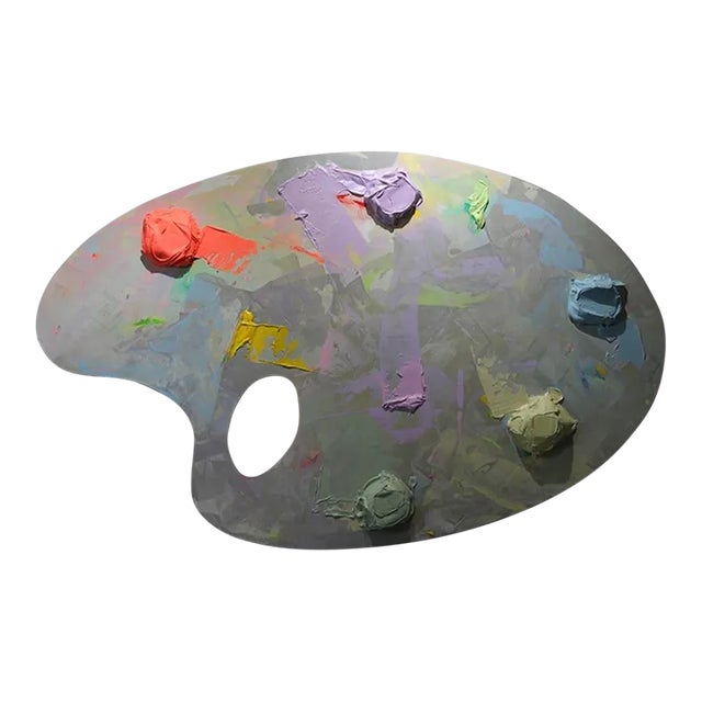 Acrylic Painting by Belarusian Artist Yury Darashkevich “Behind the Scenes Palette #6 Soft” For Sale