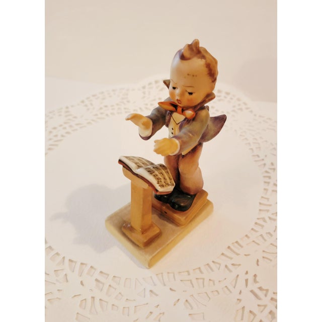 Vintage Hummel Goebel Boy Figurine-Band Leader, Goebel West Germany 129 For Sale - Image 9 of 12