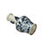 Oriental Small Blue White Scenery Graphic Porcelain Art Vase For Sale - Image 10 of 15