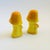 Mid Century Yellow Ceramic Mushroom Salt and Pepper Shakers, Japan For Sale - Image 4 of 10