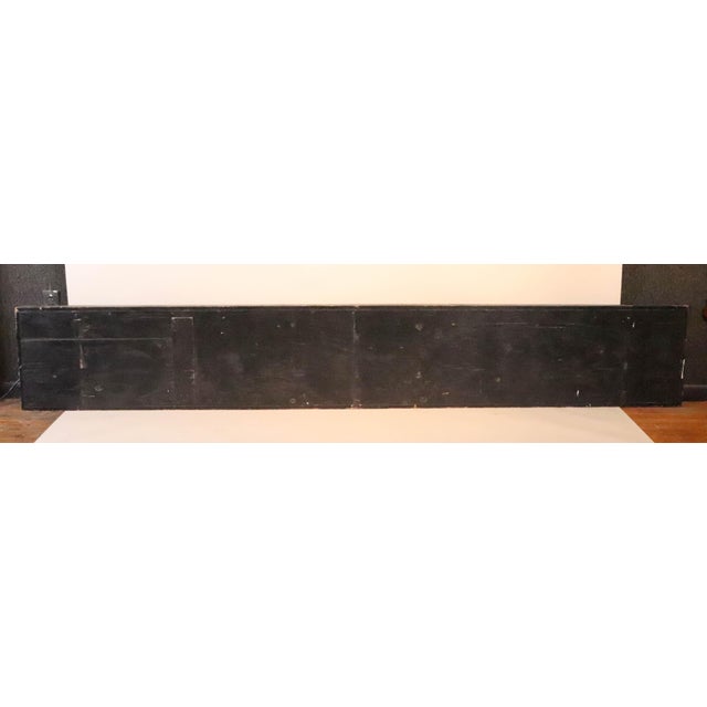 Antique 10-Foot Large Painted “Antique” Trade Sign For Sale - Image 9 of 10