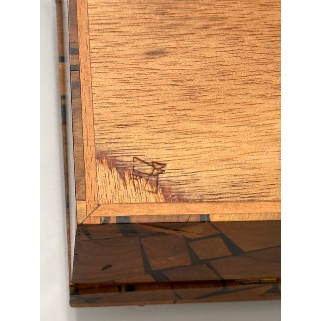 Olive Wood Mosaic Box For Sale - Image 11 of 12