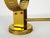 Metal Large Brass and Glass Sconce by Bruno Gatta for Stilnovo, 1959 For Sale - Image 7 of 11