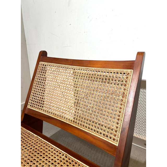 Kangaroo Lounge Chair in Teak & Rattan For Sale - Image 6 of 8