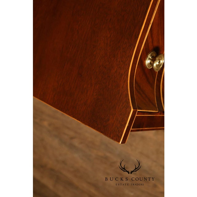 Stickley Colonial Williamsburg Mahogany Inlaid Federal Style End Table For Sale - Image 15 of 15