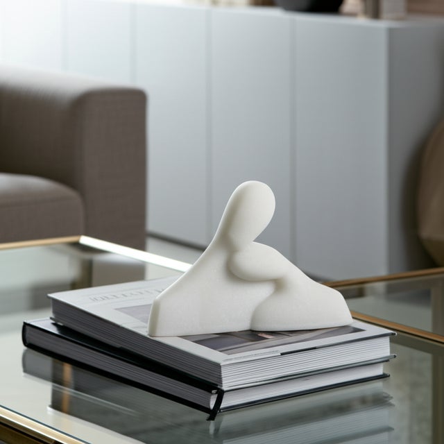 Loving Couple Sculpture For Sale - Image 9 of 10