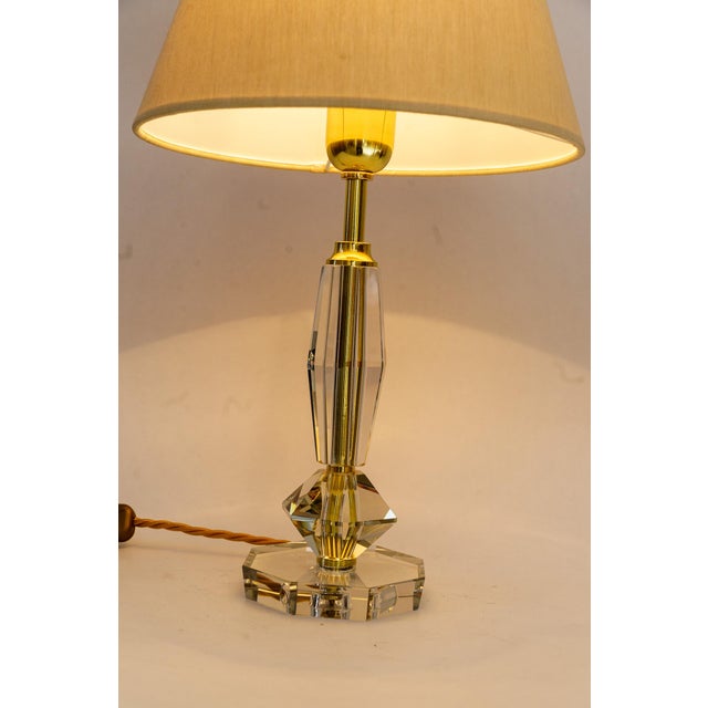 Beige Big Art Deco Table Lamp by Bakalowits for Bakalowits & Söhne, Vienna, 1920s For Sale - Image 8 of 18