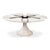 Transitional Round Dining Table, Medium - White Oak With Faceted Pedestal Base For Sale - Image 4 of 11