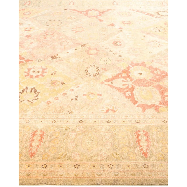 Solo Rugs Eclectic, One-of-a-Kind Hand-Knotted Area Rug - Green, 8' 1" x 10' 1" For Sale - Image 4 of 8