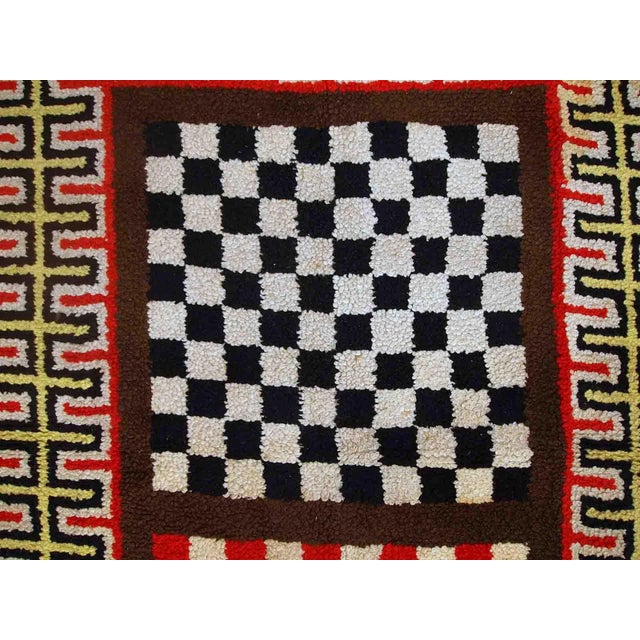 Textile 1960s Handmade Vintage French Modern Rug For Sale - Image 7 of 10