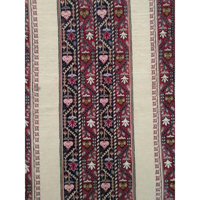 Textile 1970's Persian Kork Qum Runner, 2'7" X 13'5" For Sale - Image 7 of 10