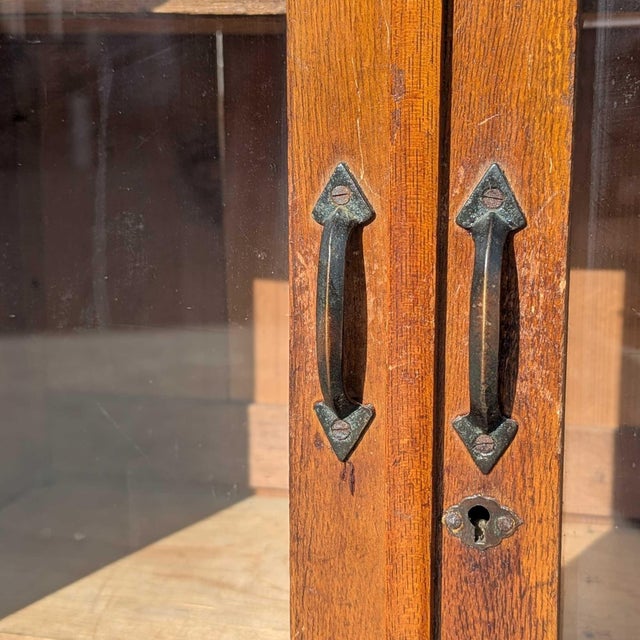 Antique Japanese Wooden Cabinet With Hinged Doors and Drawers, Meiji Period For Sale - Image 17 of 18