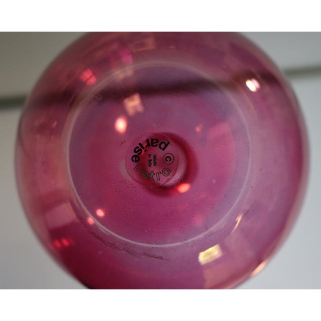 Blown Glass Vases by Parise Vetro, 1980s, Set of 2 For Sale - Image 4 of 6