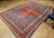 Textile Antique Persian Malayer Rug, Hand-Knotted Wool, Geometric Pattern, 8x12, Terracotta & Navy For Sale - Image 7 of 16