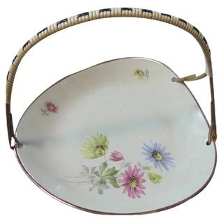 Vintage Plate by J. Kronester, Bavaria, 1950s For Sale