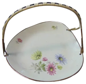 Vintage Plate by J. Kronester, Bavaria, 1950s