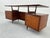 Mid-Century Italian Wood and Brass Desk from La Permanente Mobili Cantù, Italy, 1950 For Sale - Image 10 of 12