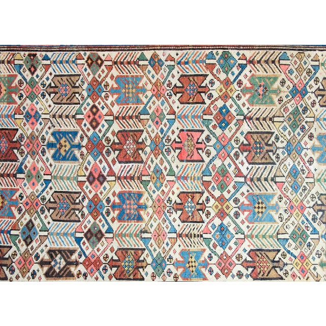 Late 19th Century Late 19th Century Kazak Rug For Sale - Image 5 of 13
