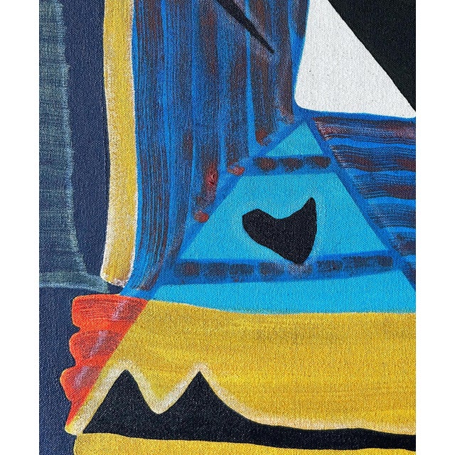 Max Manning “Untitled (CVS272)” Contemporary Red, Blue, & Yellow Geometric Abstract Painting, 2024 For Sale In Houston - Image 6 of 8