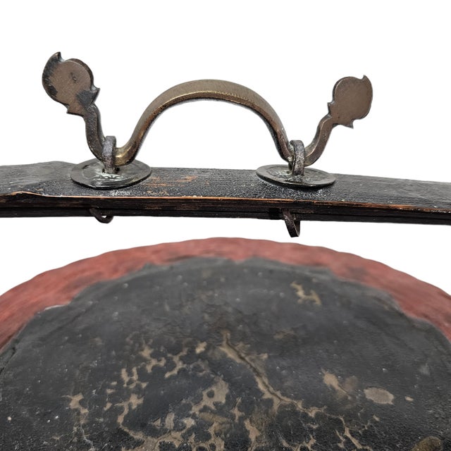 Chinese Red and Black Lacquer Wedding Basket With Handle, Mid-20th Century For Sale - Image 10 of 16