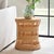 Early 21st Century Ashton Rattan Side Table For Sale - Image 5 of 5