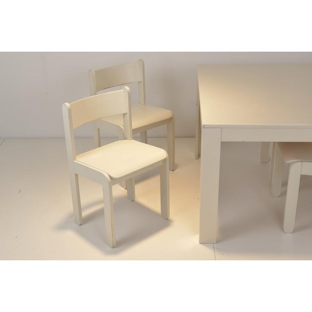 Dining Table and Chairs in the style of Asko, Set of 5 For Sale - Image 11 of 15
