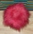 1950s Red Long-Hair Flokati Fur Stool with Brass Hairpin Legs, 1950s For Sale - Image 5 of 10