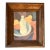 1950s Vintage Guoache Modernist Abstract Still Life Painting For Sale